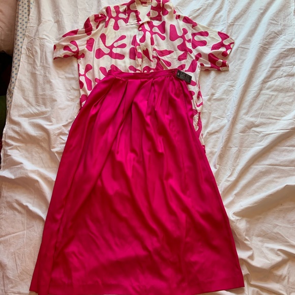 Vintage silk skirt - Picture 3 of 3